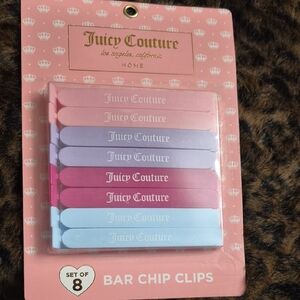 Juicy Couture Pink and Blue Chip Clips